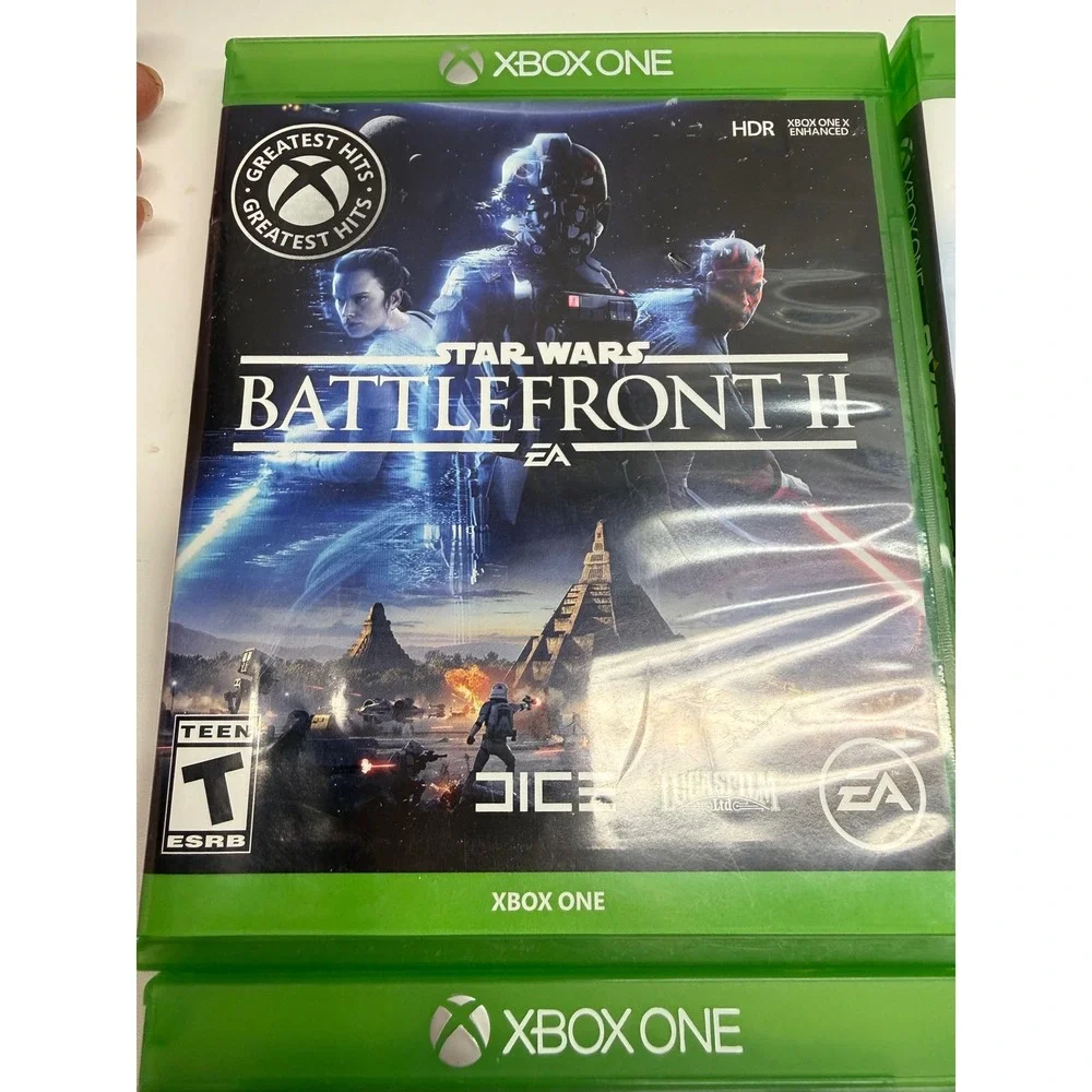 Xbox One Game Bundle Star Wars Battlefront II Overwatch Hello Neighbor PVZ GW2
